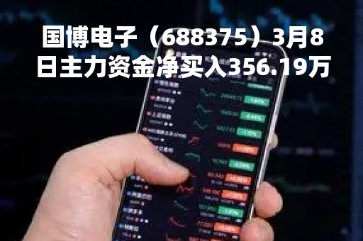 国博电子（688375）3月8日主力资金净买入356.19万元