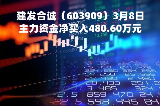 建发合诚（603909）3月8日主力资金净买入480.60万元