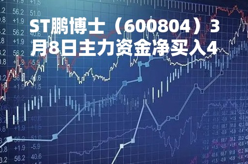ST鹏博士（600804）3月8日主力资金净买入4280.21万元