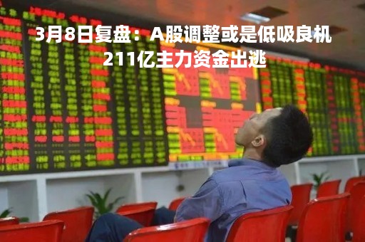 3月8日复盘：A股调整或是低吸良机 211亿主力资金出逃