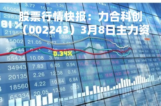 股票行情快报：力合科创（002243）3月8日主力资金净买入296.19万元