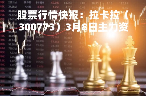 股票行情快报：拉卡拉（300773）3月8日主力资金净买入558.40万元
