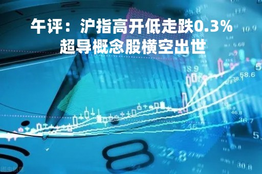 午评：沪指高开低走跌0.3% 超导概念股横空出世