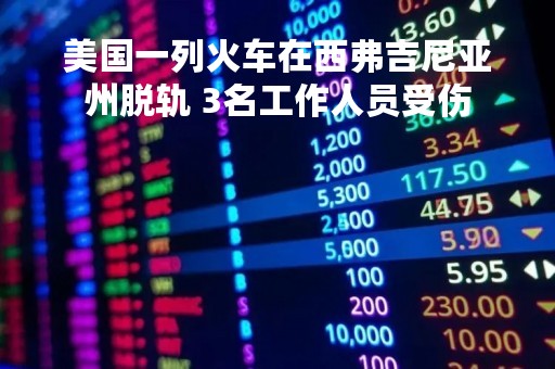 美国一列火车在西弗吉尼亚州脱轨 3名工作人员受伤