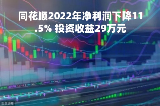 同花顺2022年净利润下降11.5% 投资收益29万元