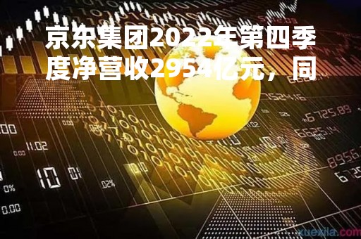 京东集团2022年第四季度净营收2954亿元，同比增长7.1%