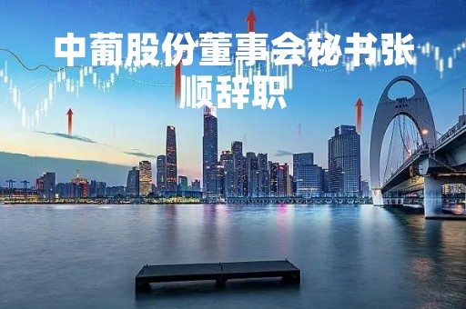 中葡股份董事会秘书张顺辞职