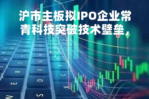 沪市主板拟IPO企业常青科技突破技术壁垒，解决“卡脖子”难题