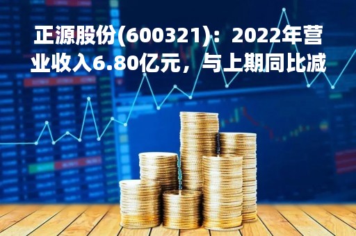 正源股份(600321)：2022年营业收入6.80亿元，与上期同比减少46.15%