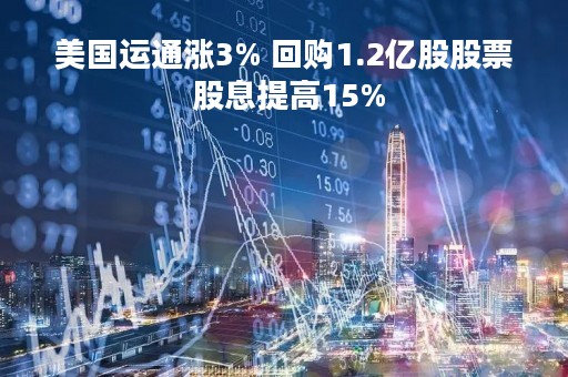 美国运通涨3% 回购1.2亿股股票 股息提高15%