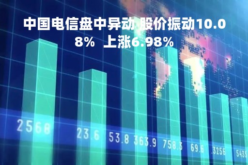 中国电信盘中异动 股价振动10.08%  上涨6.98%