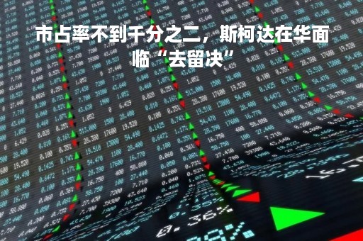 市占率不到千分之二，斯柯达在华面临“去留决”