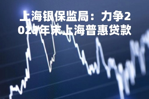 上海银保监局：力争2023年末上海普惠贷款余额突破1.1万亿元