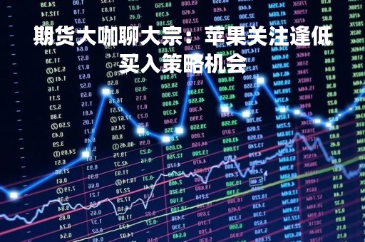 期货大咖聊大宗：苹果关注逢低买入策略机会