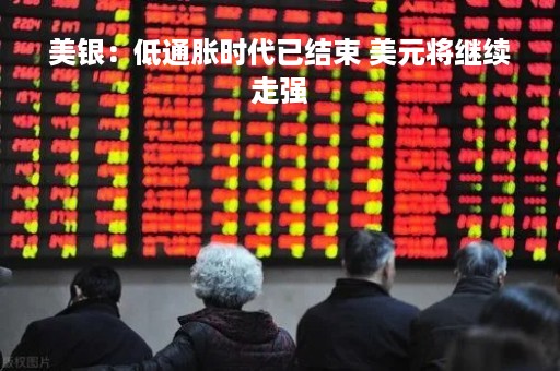 美银：低通胀时代已结束 美元将继续走强
