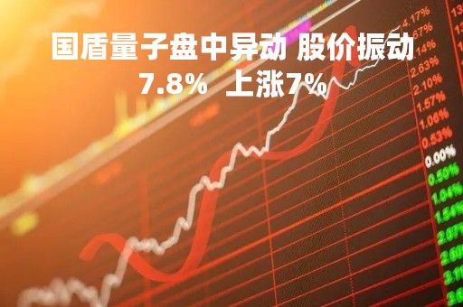国盾量子盘中异动 股价振动7.8%  上涨7%