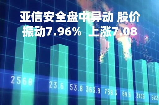 亚信安全盘中异动 股价振动7.96%  上涨7.08%