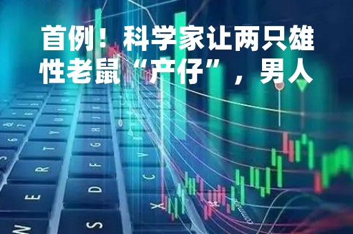 首例！科学家让两只雄性老鼠“产仔”，男人生娃不是梦？专家：现阶段该技术还不能安全用于人类
