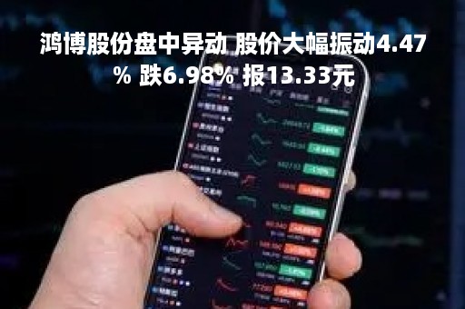 鸿博股份盘中异动 股价大幅振动4.47% 跌6.98% 报13.33元