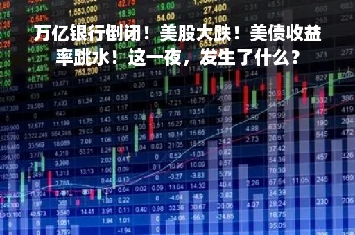 万亿银行倒闭！美股大跌！美债收益率跳水！这一夜，发生了什么？