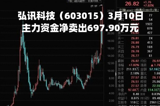 弘讯科技（603015）3月10日主力资金净卖出697.90万元
