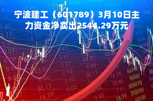 宁波建工（601789）3月10日主力资金净卖出2544.29万元
