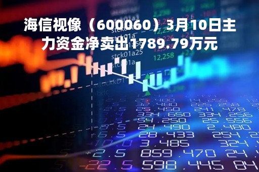 海信视像（600060）3月10日主力资金净卖出1789.79万元