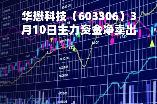 华懋科技（603306）3月10日主力资金净卖出4171.74万元
