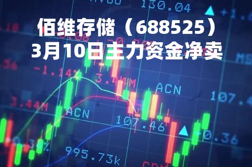 佰维存储（688525）3月10日主力资金净卖出3720.95万元