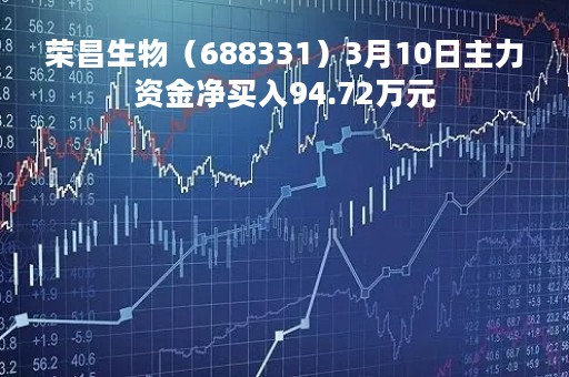 荣昌生物（688331）3月10日主力资金净买入94.72万元