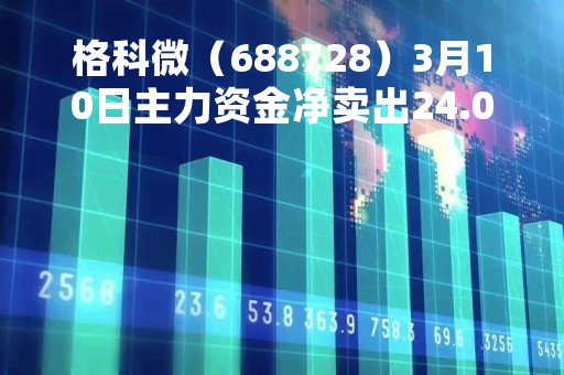 格科微（688728）3月10日主力资金净卖出24.07万元