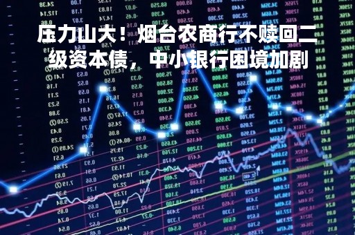 压力山大！烟台农商行不赎回二级资本债，中小银行困境加剧