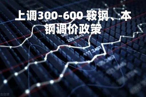 上调300-600 鞍钢、本钢调价政策