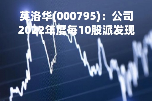 英洛华(000795)：公司2022年度每10股派发现金红利0.80元