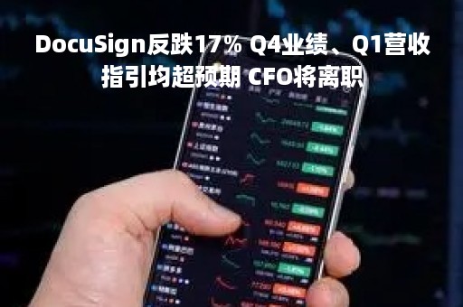 DocuSign反跌17% Q4业绩、Q1营收指引均超预期 CFO将离职