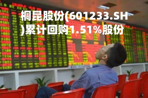 桐昆股份(601233.SH)累计回购1.51%股份 耗资6亿元