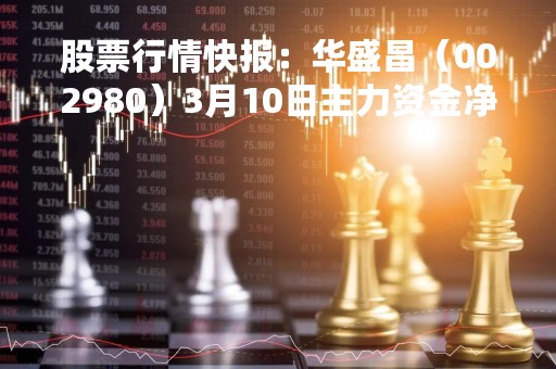 股票行情快报：华盛昌（002980）3月10日主力资金净买入91.67万元