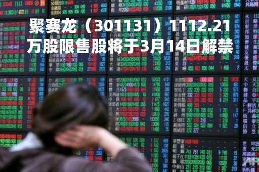聚赛龙（301131）1112.21万股限售股将于3月14日解禁上市，占总股本23.28%