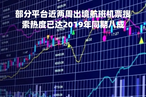 部分平台近两周出境航班机票搜索热度已达2019年同期八成