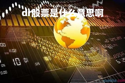 dr股票是什么意思啊