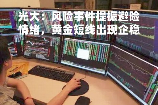 光大：风险事件提振避险情绪，黄金短线出现企稳信号