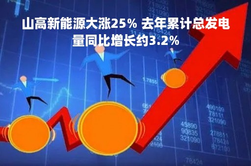 山高新能源大涨25% 去年累计总发电量同比增长约3.2%