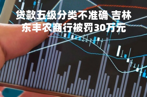 贷款五级分类不准确 吉林东丰农商行被罚30万元