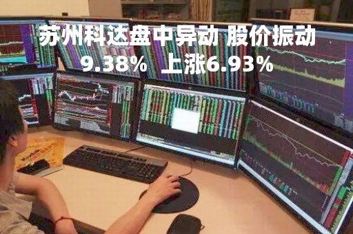 苏州科达盘中异动 股价振动9.38%  上涨6.93%