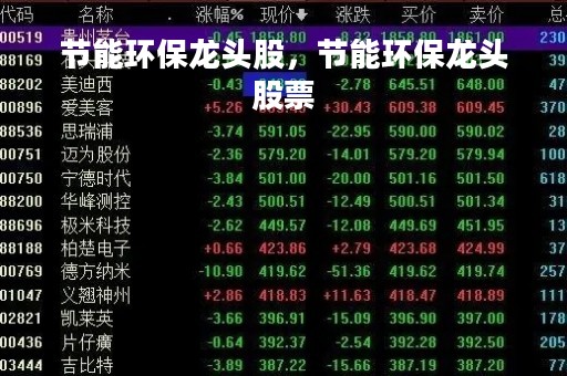 节能环保龙头股，节能环保龙头股票