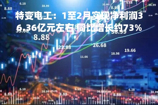 特变电工：1至2月实现净利润36.36亿元左右 同比增长约73%