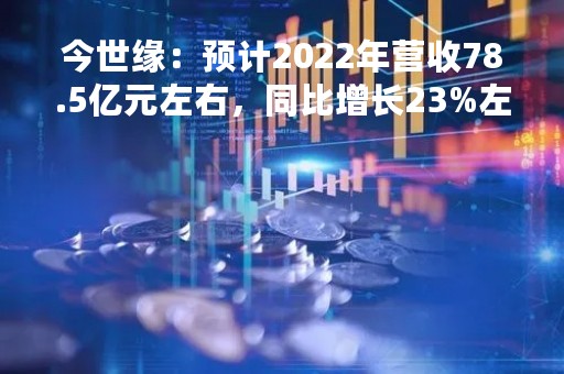 今世缘：预计2022年营收78.5亿元左右，同比增长23%左右