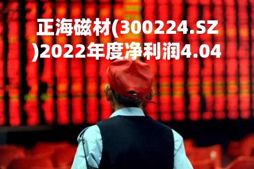 正海磁材(300224.SZ)2022年度净利润4.04亿元，同比增长52.32%