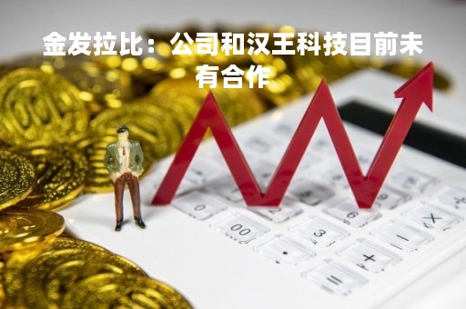 金发拉比：公司和汉王科技目前未有合作