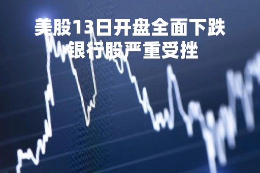 美股13日开盘全面下跌 银行股严重受挫